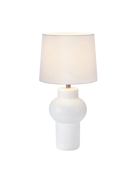 Lampe à poser Shape, Blanc crème, blanc, Ø 23 x haut. 46 cm