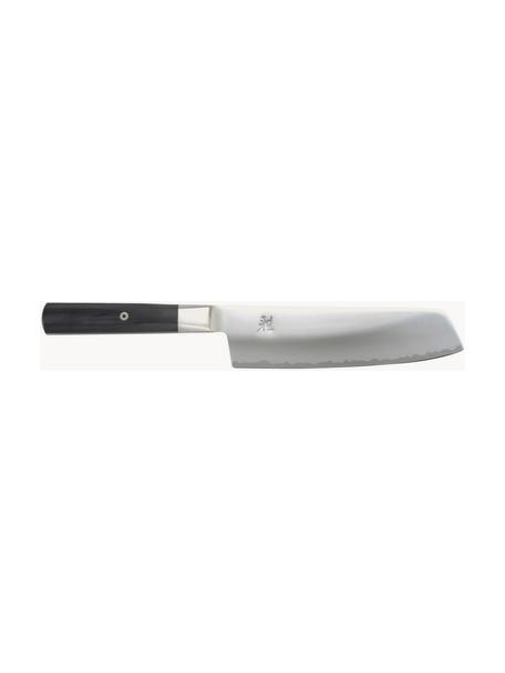 Nakiri nůž Miyabi, Stříbrná, tmavé dřevo, D 33 cm