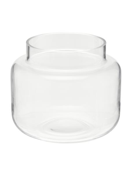 Glas-Vase Lasse, medium, Glas, Transparent, Ø 16 x H 14 cm