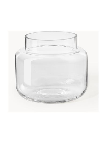 Glazen vaas Lasse van glas, Glas, Transparant, Ø 16 x H 14 cm