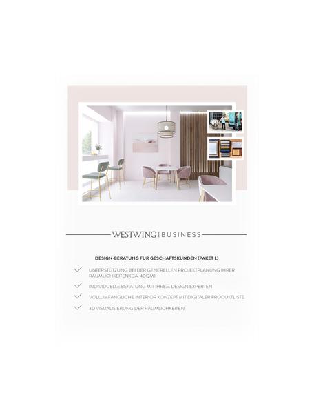 Design-Beratung für Geschäftskunden, Digitaler Gutschein.
Nach Erhalt Ihrer Bestellung, werden Sie zeitnah von uns kontaktiert und vereinbaren Ihr telefonisches Beratungsgespräch mit Ihrem persönlichen Interior Designer., Bunt, Wohnbereich(e)