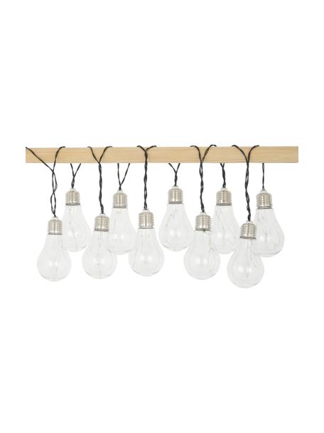 Guirlande lumineuse LED solaire Martin, 300 cm, Transparent, couleur argentée, long. 300 cm