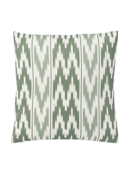 Federa arredo da esterno con motivo ikat Maillot, 100% acrilico 

Il materiale utilizzato in questo prodotto è stato testato per sostanze nocive e certificato secondo STANDARD 100 by OEKO-TEX®, 2016OK0494, Verde, Larg. 40 x Lung. 40 cm