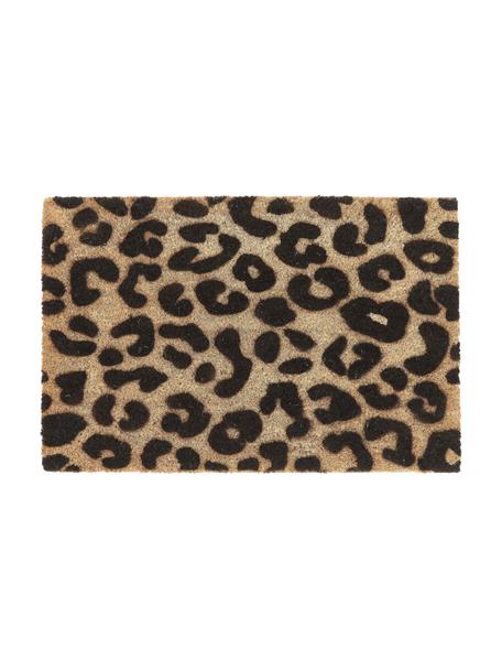 Rohož Leopard, Béžová, černá, se vzorem, Š 40 cm, D 60 cm