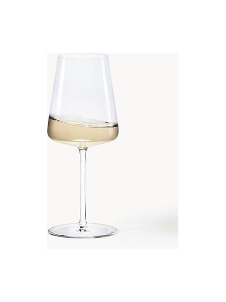 Copas de vino blanco de cristal en forma de cono Power, 6 uds., Cristal 

¡Trae el brillo del cristal a tu mesa de comedor! El cristal es excepcionalmente transparente y pesado, lo que significa que se siente valioso y al mismo tiempo tiene un buen aspecto. Además, los delicados cortes hacen de cada pieza un detalle especial, práctico y bonito., Transparente, Ø 9 x Al 21 cm, 400 ml