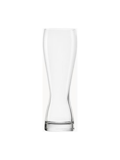 Kristall-Biergläser Grandezza, 6 Stück, Kristallglas, Transparent, Ø 8 x H 24 cm, 500 ml