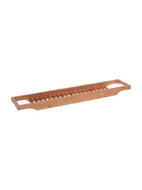 Półka do wanny z drewna bambusowego Bambel, Bambus, Ciemne drewno naturalne, S 70 x W 5 cm