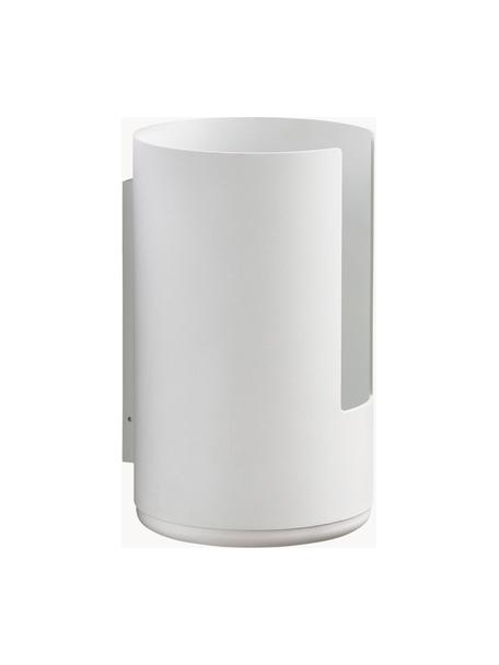 Porte-rouleaux WC avec support mural Rim, Aluminium, enduit, Blanc, Ø 13 x haut. 22 cm