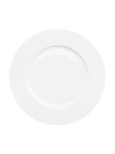 Ontbijtbord à table van beenderporselein, 6 stuks, Beenderporselein (porselein)
Fine Bone China is een zacht porselein, dat zich vooral onderscheidt door zijn briljante, doorschijnende glans., Wit, Ø 24 cm