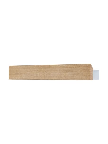 Banda magnetica Flex, Asta: legno di quercia, Legno chiaro, bianco, Larg. 40 x Alt. 6 cm