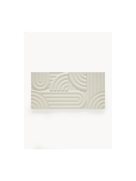 Wandobjekt Massimo, Mitteldichte Holzfaserplatte (MDF), Hellbeige, B 120 x H 60 cm
