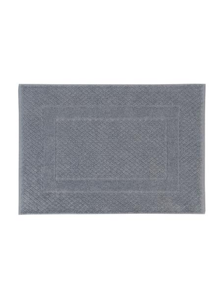 Tappeto bagno grigio Katharina, 100% cotone, qualità pesante, 900 g/m², Grigio scuro, Larg. 50 x Lung. 70 cm
