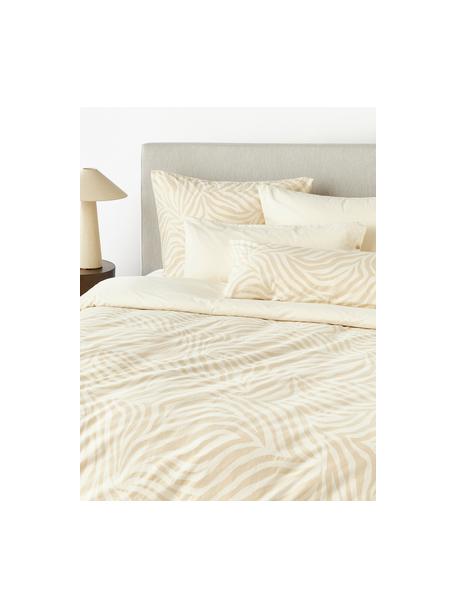 Housse de couette en coton Chase, Blanc cassé, larg. 240 x long. 220 cm