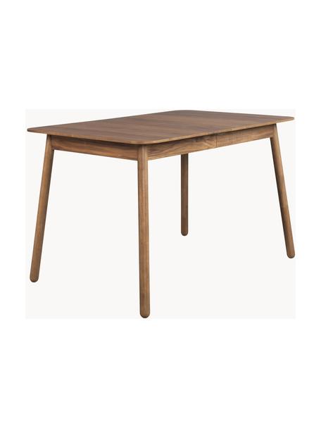 Rozkládací jídelní stůl z ořechového dřeva Glimps, 120 - 162 x 80 cm, Ořechové dřevo, Š 120/160 cm, H 80 cm