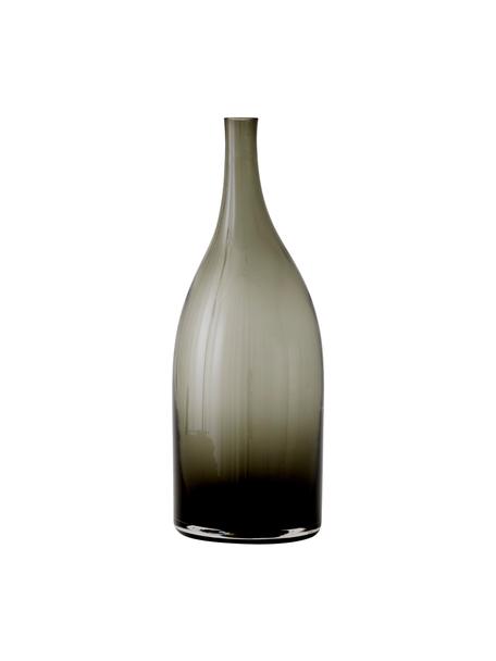 Jarra de vidrio soplado Strandgade, Vidrio soplado artesanalmente, Gris transparente, Ø 10 x Al 29 cm