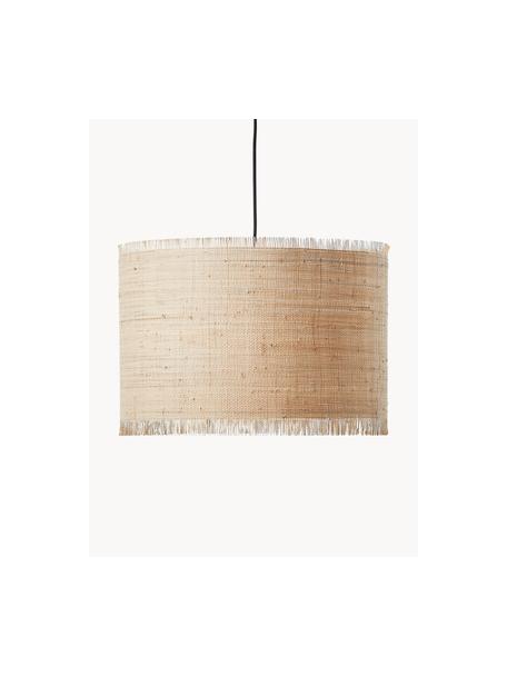 Suspension en jonc de mer Raffy, Beige clair, Ø 45 cm