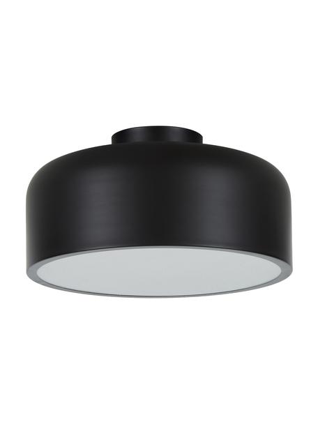 Lampa sufitowa z metalu Ole, Czarny, matowy, Ø 35 x W 18 cm