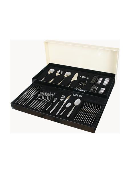 Besteck-Set Orchid, 12 Personen (70-tlg.), Chrom-Nickelstahl 18/10

Das Besteck ist aus Edelstahl gefertigt. Somit ist es langlebig, rostet nicht und ist resistent gegen Bakterien. Zudem ist es Spülmaschinenfest, farbecht, pflegeleicht, geschmacksneutral und säurebeständig., Silberfarben, hochglanzpoliert, Set in verschiedenen Größen