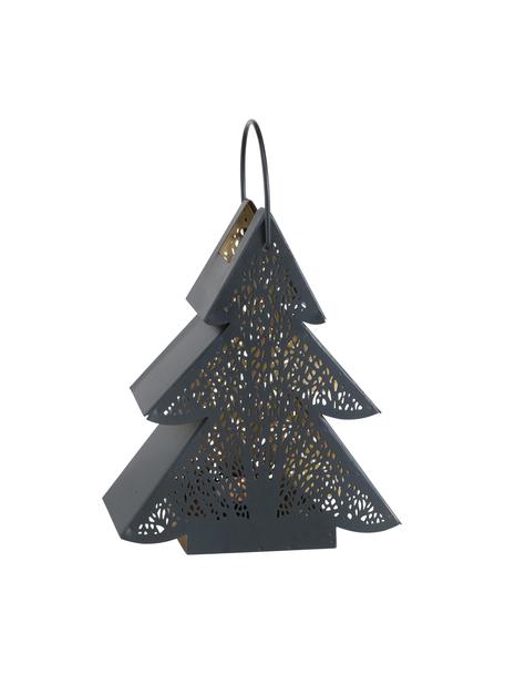 Photophore Noël Genoi, Métal, enduit, Noir, larg. 18 x haut. 21 cm
