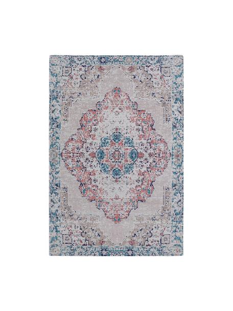 Ženilkový koberec vo vintage štýle Avignon, Tóny modrej, vzorovaná, Š 80 x D 150 cm (veľkosť XS)