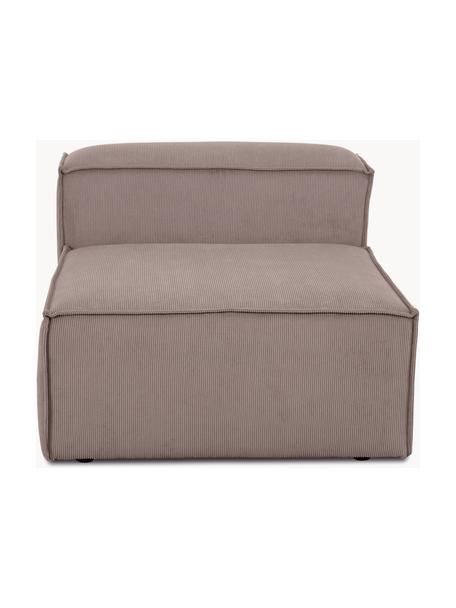 Manšestrový středový modul Lennon, Taupe, Š 89 cm, H 119 cm