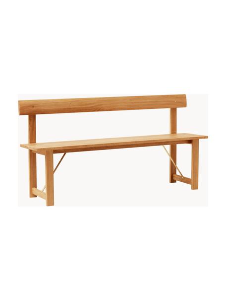 Lavička z dubového dreva Position, Dubové drevo, Dubové drevo, Š 155 x H 41 cm