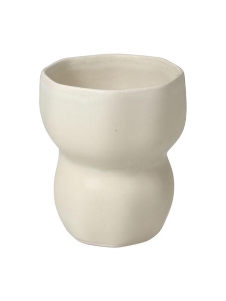 Mug design de forme organique Limfjord, plusieurs tailles, Grès cérame, Beige, Ø 9 x haut. 11 cm, 350 ml