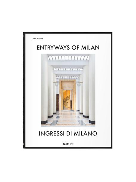 Ilustrovaná kniha Entryways of Milan, Papier, tvrdá väzba, Biela, viacfarebná, Š 26 x D 34 cm