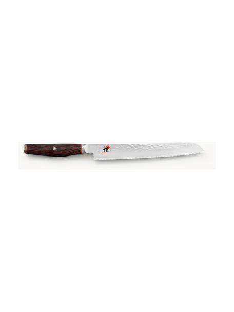 Coltello per pane Miyabi, Maniglia: legno Pakka, Argentato, legno scuro, Lunghezza 37 cm