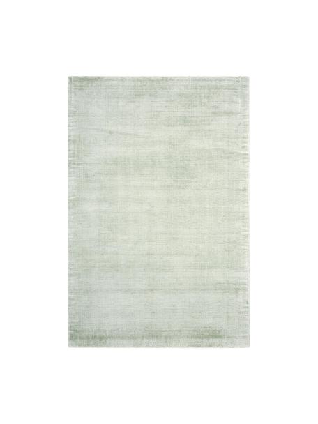 Ručně tkaný viskózový koberec Jane, Šalvějově zelená, Š 200 cm, D 300 cm (velikost L)