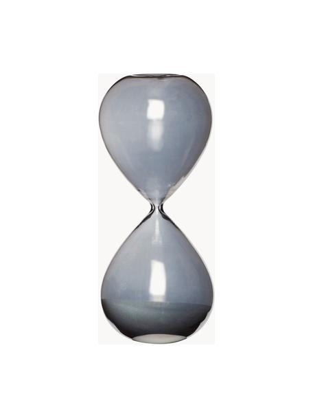 Zandloper TikTik, Glas, Grijs, transparant, Ø 10 x H 24 cm