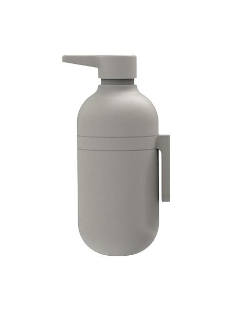 Dispenser sapone grigio Pumpit, Materiale sintetico, Grigio chiaro, Ø 8 x Alt. 20 cm