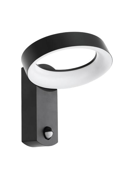 LED-Aussenwandleuchte Pernate mit Bewegungssensor, Anthrazit, B 25 x H 24 cm