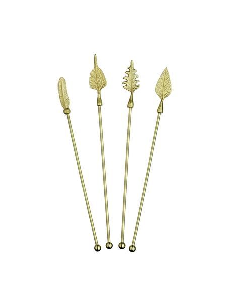 Removedores Bar Craft, 4 uds., Metal recubierto, Dorado, L 20 cm