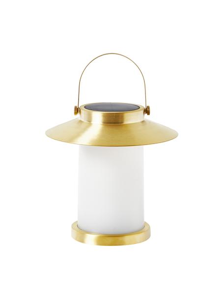 Prenosná stmievateľná vonkajšia stolová lampa Brass, Odtiene zlatej, Ø 23 x V 22 cm