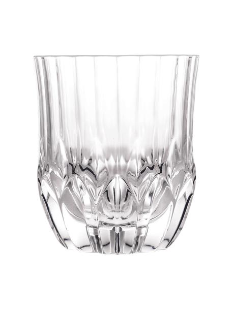 Vasos old fashioned de cristal Adagio, 6 uds., Cristal, Transparente, Ø 9 x Al 10 cm. 350 ml