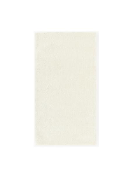 Handgeweven wollen vloerkleed Zayne, Onderzijde: 100% katoen Bij wollen vl, Gebroken wit, B 80 x L 150 cm (maat XS)