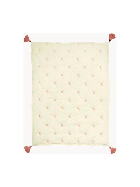 Gesteppte Kuscheldecke Bows aus Bio-Baumwolle, Bezug: 100 % Bio-Baumwolle, OCS-, Bows, B 90 x L 120 cm