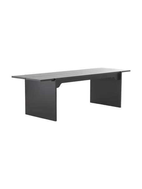 Esstisch Tottori aus Kiefernholz, Kiefernholz, Kiefernholz, schwarz lackiert, B 250 x H 76 cm