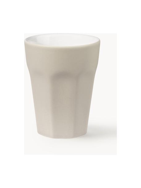 Mugs ti amo, 2 pièces, Grès cérame, Beige, Ø 8 x haut. 10 cm, 200 ml