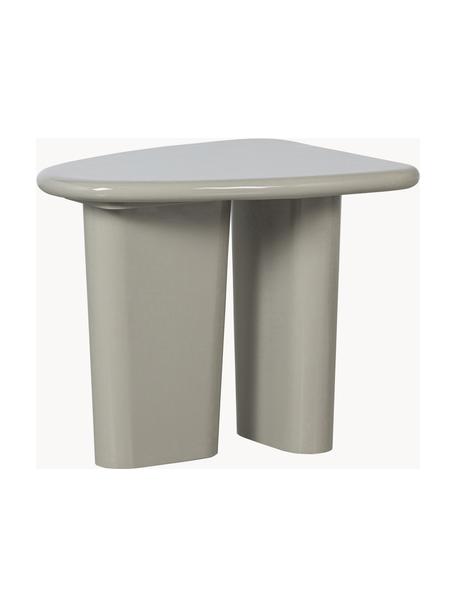 Mesa auxiliar de madera de mango Beach, Madera de mango, Gris claro, An 64 x Al 53 cm