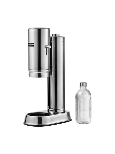 Wassersprudler-Set Carbonator Pro in Silberfarben, Flasche: Glas, Silberfarben, glänzend, Set mit verschiedenen Grössen