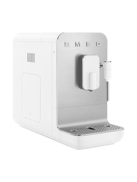Kaffeemaschine 50's Style in Weiß, Gehäuse: Kunststoff, Weiß, Silberfarben, B 18 x H 34 cm