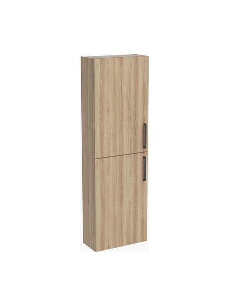 Armadietto bagno Orna, Maniglie: metallo rivestito, Legno, Larg. 57 x Alt. 180 cm