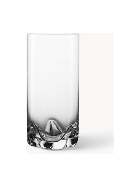 Longdrinkgläser Sol, 4 Stück, Glas, Transparent, Ø 7 x H 14 cm, 350 ml