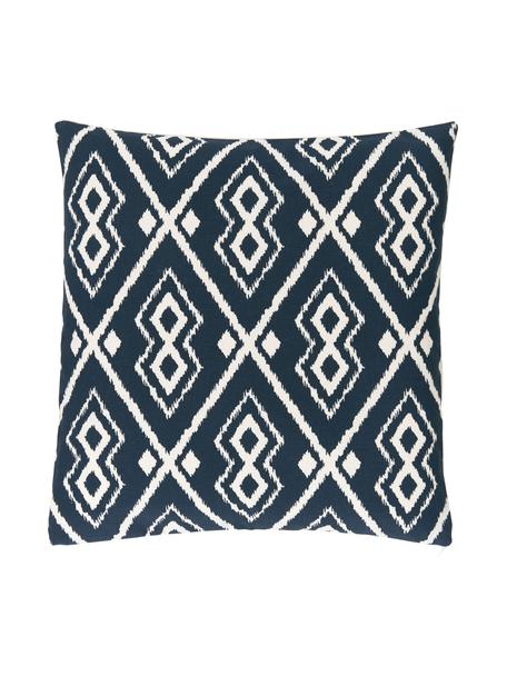 Povlak na polštář Delilah, 100 % bavlna, Tmavě modrá, Š 45 cm, D 45 cm