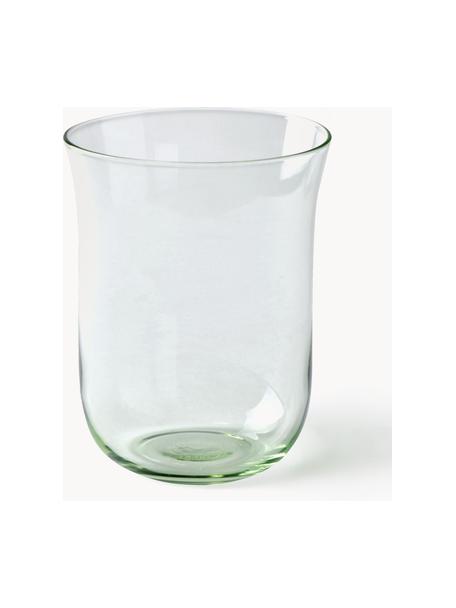 Verres à eau soufflés bouche Corsica, 6 pièces, Verre, Vert clair, transparent, Ø 9 x haut. 11 cm, 300 ml