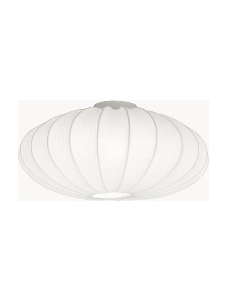 Lampa sufitowa z tkaniny Mamsell, Biały, Ø 55 x W 26 cm