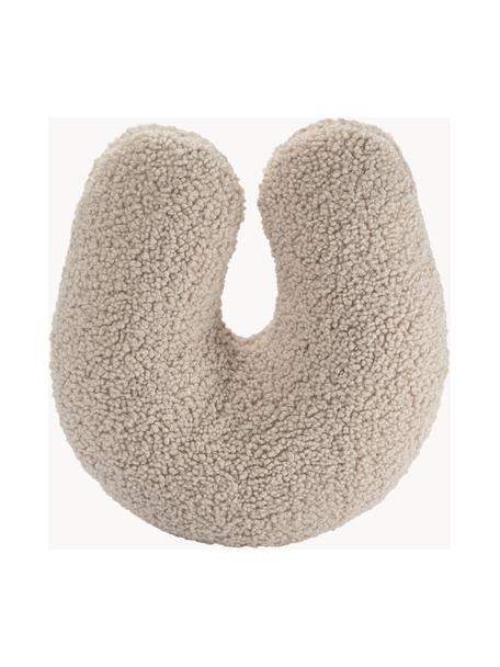 U-Kissen Arch aus Teddy, Bezug: Teddy (100 % Polyester), Hellbeige, B 38 x L 42 cm