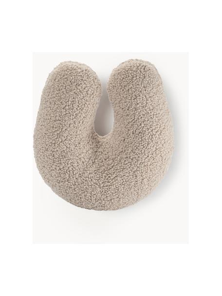 Coussin en peluche U Arch, Beige clair, larg. 38 x long. 42 cm